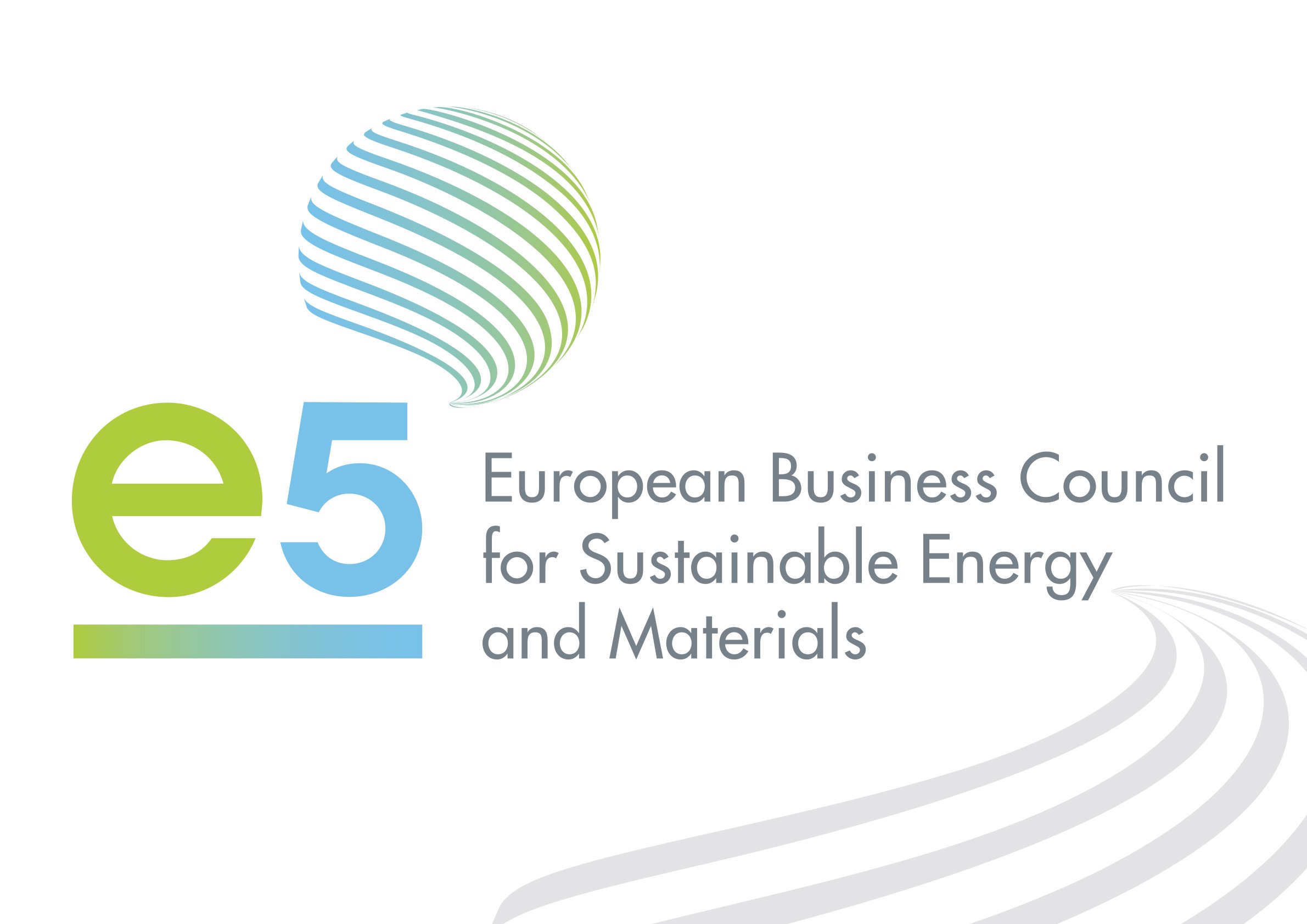 E5 Logo mit Streifen